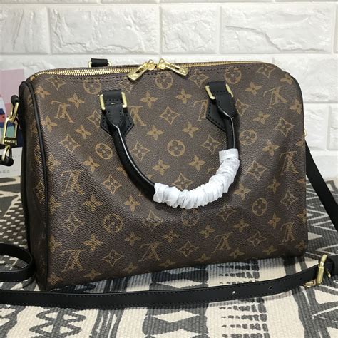 louis vuitton speedy dark handles|louis vuitton lv handbags.